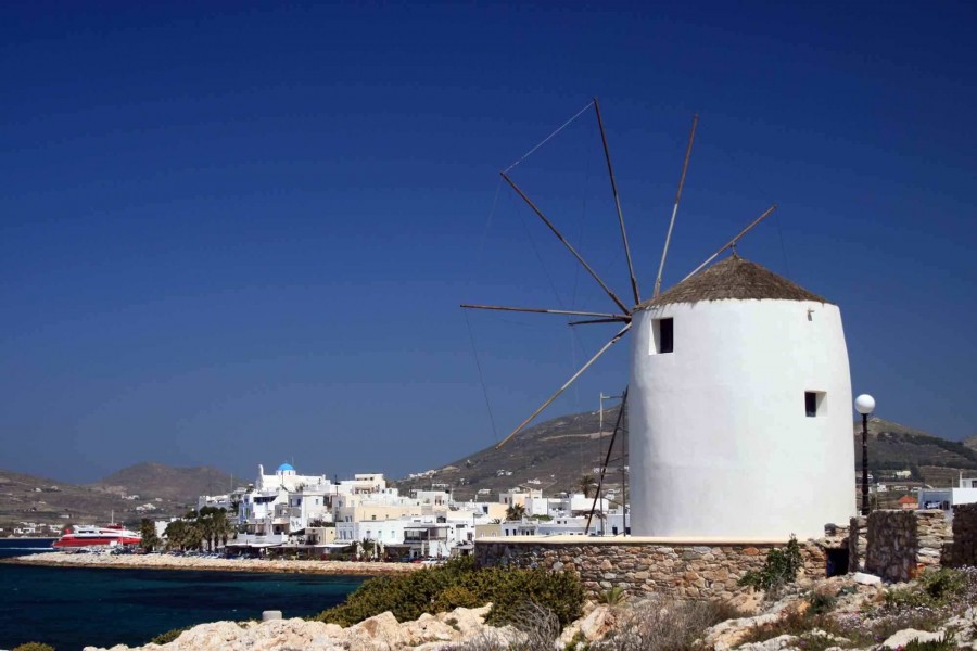 Windmill in Paroikia Paros