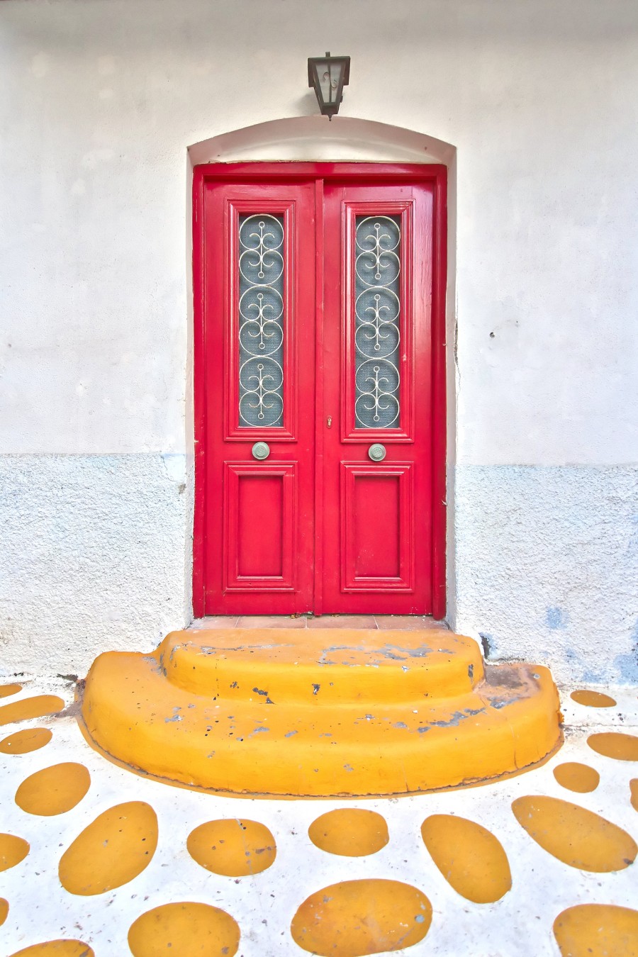 Poros - Detail of a house entrance 