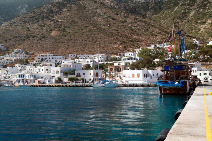 Panoramic view of Kamares, Sifnos 