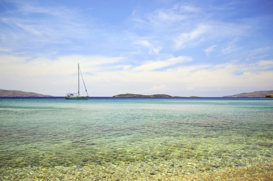 Batsi beach, Andros